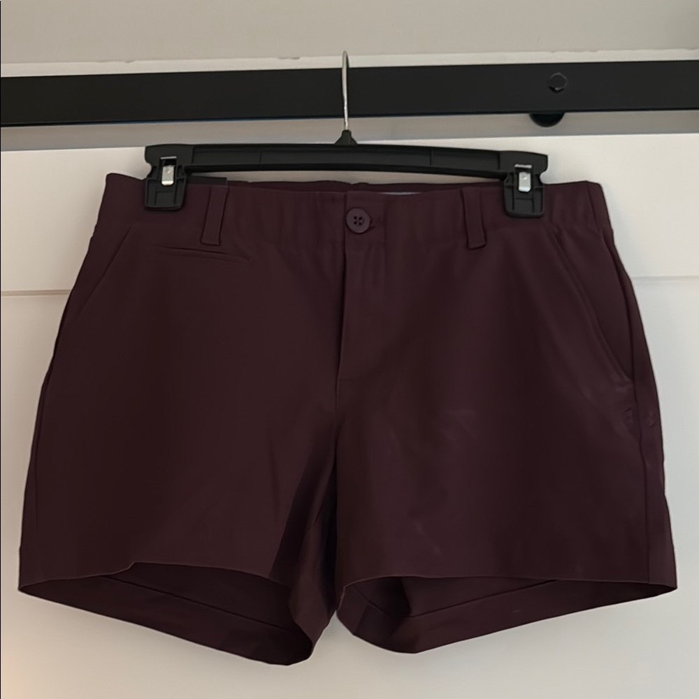 Women's Burgundy Shorts